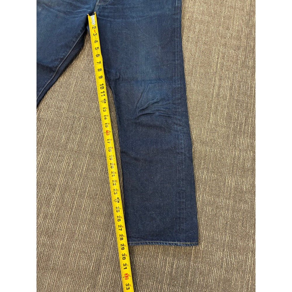 Boncoura 66 Denim Jeans Indigo Japanese Selvedge Men's Size 38 Button Fly - Picture 4 of 5